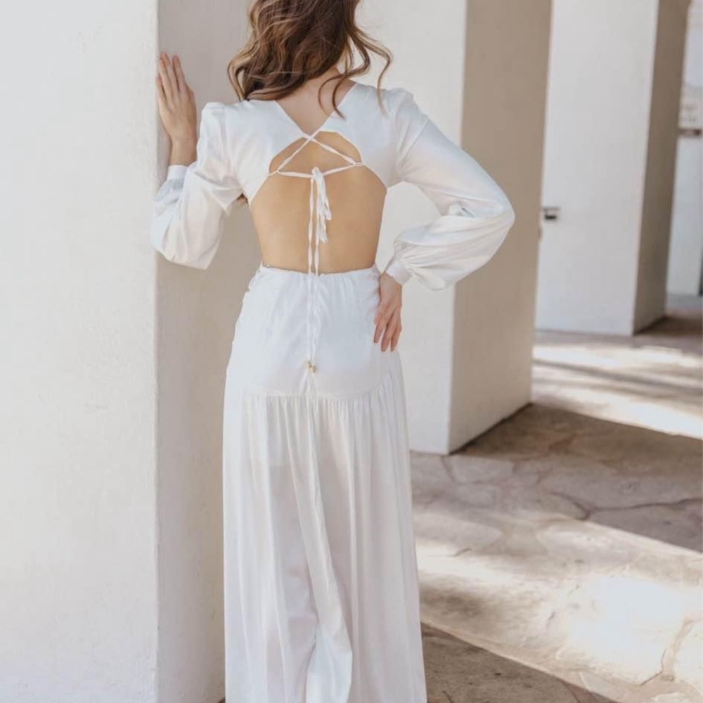 Untamed Petals Positano Cut Out Maxi Dress Flowy - Picture 2 of 5